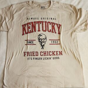 NWOT Unisex Kentucky Fried Chicken Shirt Sleeve Tshirt Size Large